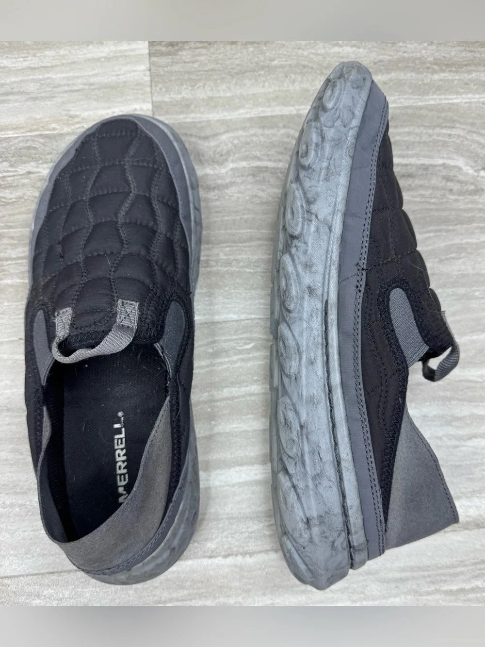 Merrell Hut 2.0 Quilted Ulta Light Slip On Comfort Shoes Mens Size 9